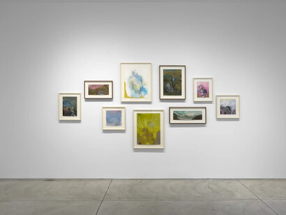 Darren Waterston, Adrift, exhibition view. Courtesy of Inman Gallery