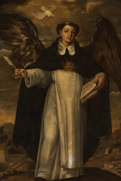 José Risueño; Santo Tomás de Aquino, Museo del Prado, España