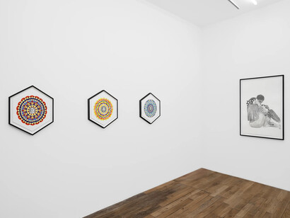 Marc Bauer, L’Avènement, January 2025, exhibition view. Courtesy of Galerie Peter Kilchmann