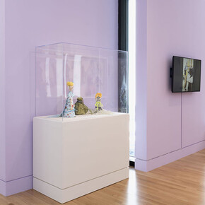 Dolls of gratitude, exhibition view. Courtesy of Frye Art Museum