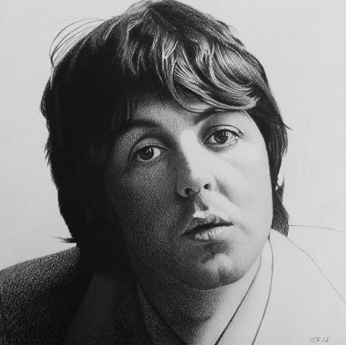 Paul McCartney en 1968, durante su época con los Beatles