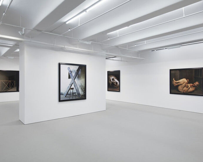 Andres Serrano, Exhibition view. Courtesy of Jack Shainman Gallery