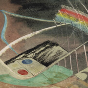 John Tunnard, Untitled composition (detail), c.1940. Courtesy of the Redfern Gallery
