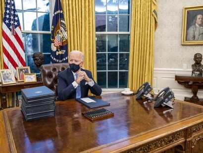 Biden in the Oval Office