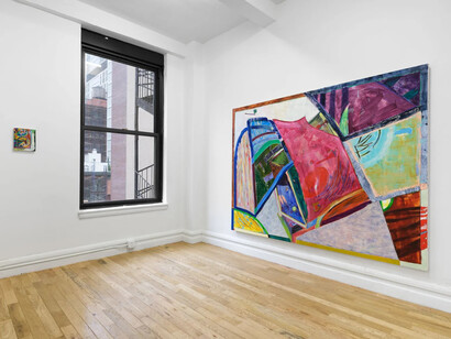 Carrie Rudd, The lips, the teeth, the tip of the tongue, exhibition view. Courtesy of Polina Berlin Gallery