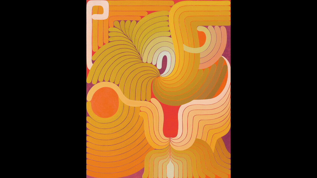 Jenny Kemp, Kernel, acrylic on linen over wood panel, 21 x 17 inches. Courtesy of McKenzie Fine Art
