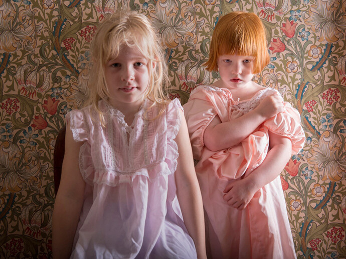Jessica Todd Harper, Anna and Lucy, Archival ink jet print, The following work is available: 16 x 20 inches, edition of 10, 32 x 40 inches, edition of 10