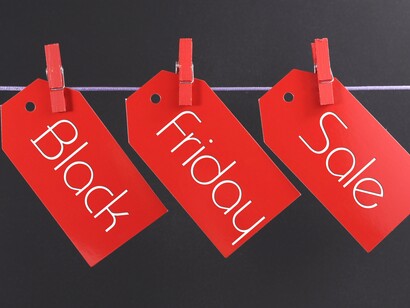 Anuncio de ofertas por el "black Friday"