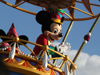 Disney leveraged Mickey and Minnie in merchandising, theme parks, TV, and movies, embedding them into everyday life
