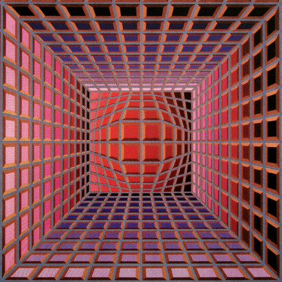 Victor Vasarely, London, about 1962, serigraph