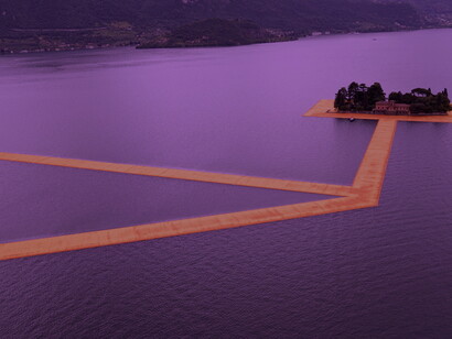 «The floating piers» (2016), en el Lago Iseo