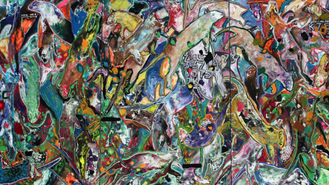 Soly Cissé 'Men and Lives'. Courtesy of Sulger-Buel Lovell