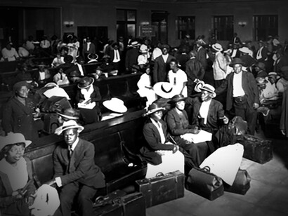 Segregated waiting room at Union Station railroad depot in Jacksonville, Florida