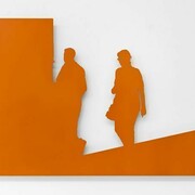 Simona Uberto, City, 2013, lamiera sagomata al laser e verniciata, cm 87 x 120