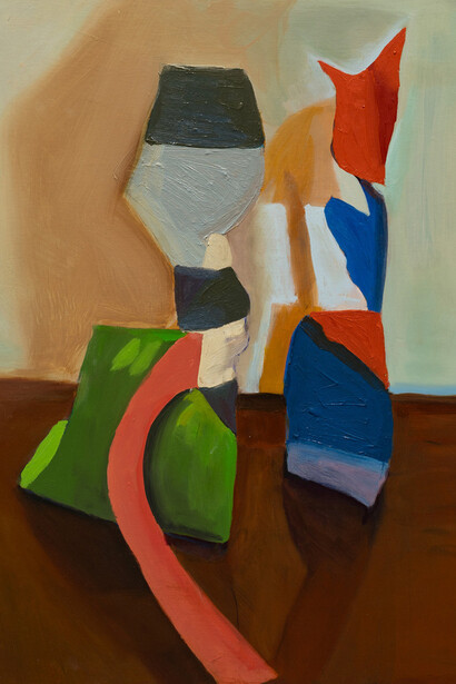 Caroline Gasteen, Bark at the moon (detail), 2025-26. Courtesy of Onespace Gallery