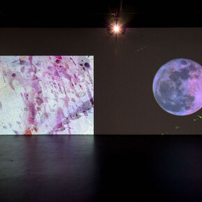 Jennifer West: “Is Film Over?”, Exhibition view. Courtesy of Yuz Museum