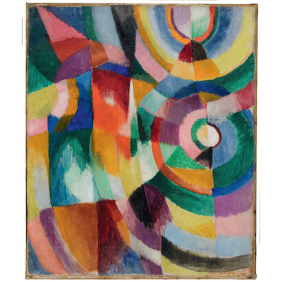 Sonia Delaunay, Electric Prisms 1913, Davis Museum at Wellesley College, Wellesley, MA, Gift of Mr. Theodore Racoosin © Pracusa 2014083            
