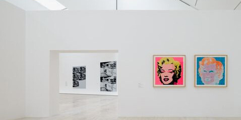 Andy Warhol. Dark Star, exhibition view. Courtesy of Museo Jumex