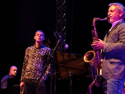 Fabrizio Bosso, Nico Gori e Massimo Moriconi, foto Patrizio Piscitelli 

