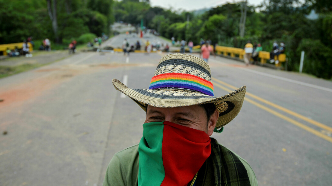 Minga de los indígenas del Cauca