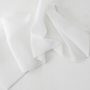 Anya Pesce, Baroque fetish translucent white gestural fold (detail), 2026. Courtesy of .M Contemporary