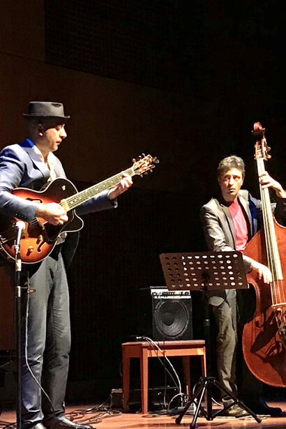 Massimilano Rolff and Alessio Menconi at Italian Cultural Institute Tokyo © Alma Reyes