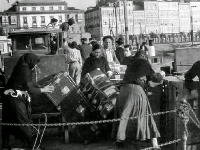 Barcos de emigrantes españoles hacia América Latina