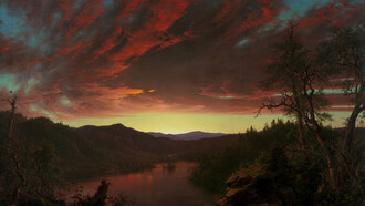 Frederic Edwin Church, Crepúsculo en el desierto (1860)