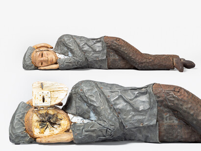 Alison Saar, Sweet Dreams, 1983, The Baum Collection. Courtesy of Trotta-Bono Contemporary