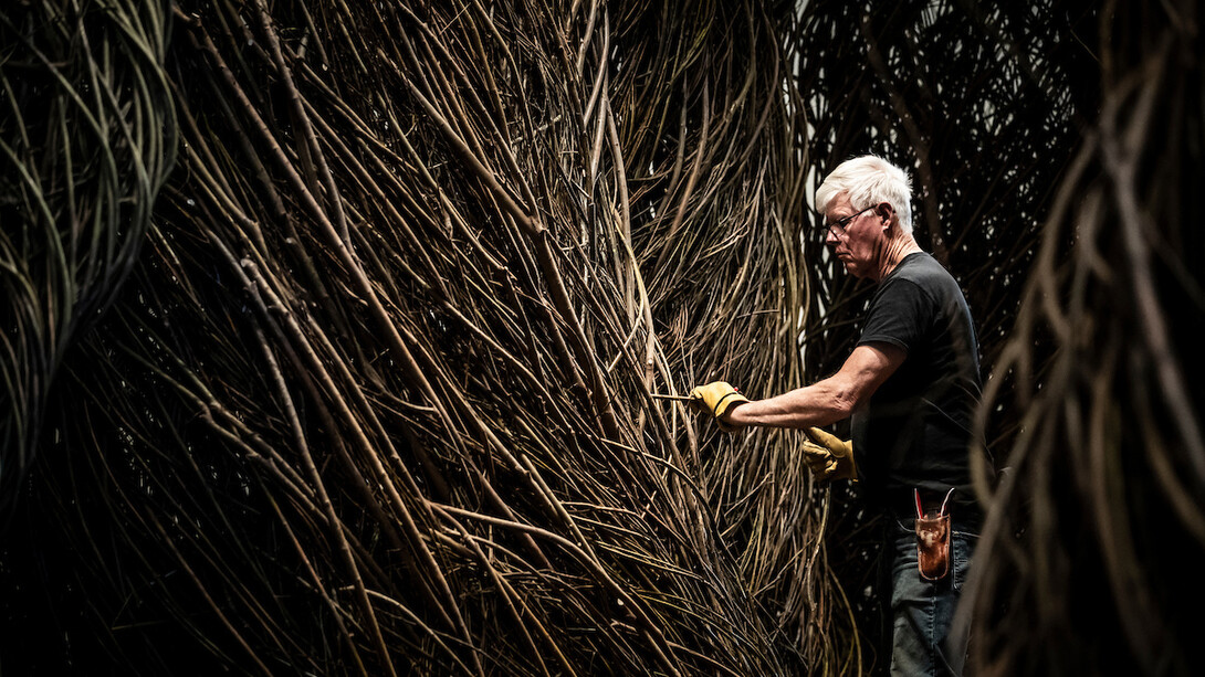 Patrick Dougherty. Courtesy of BYU Museum of Art