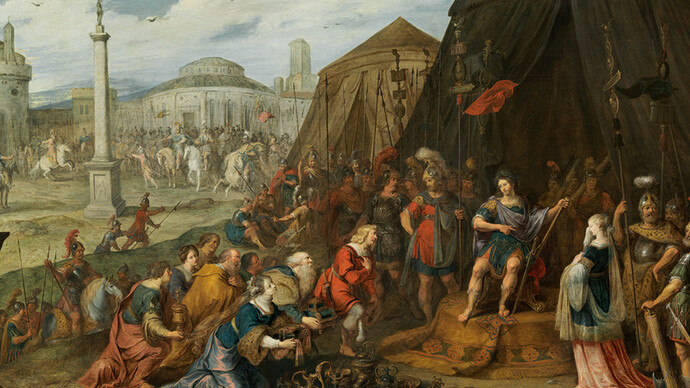 Frans Francken le Jeune (1581-1642) et Hans Jordaens III (1595-1643)
La continence de Scipion
Huile sur bois
97,7 x 139,5 cm
© Hohenbuchau Collection on Permanent Loan
to Liechtenstein. The Princely Collections, Vienna.
