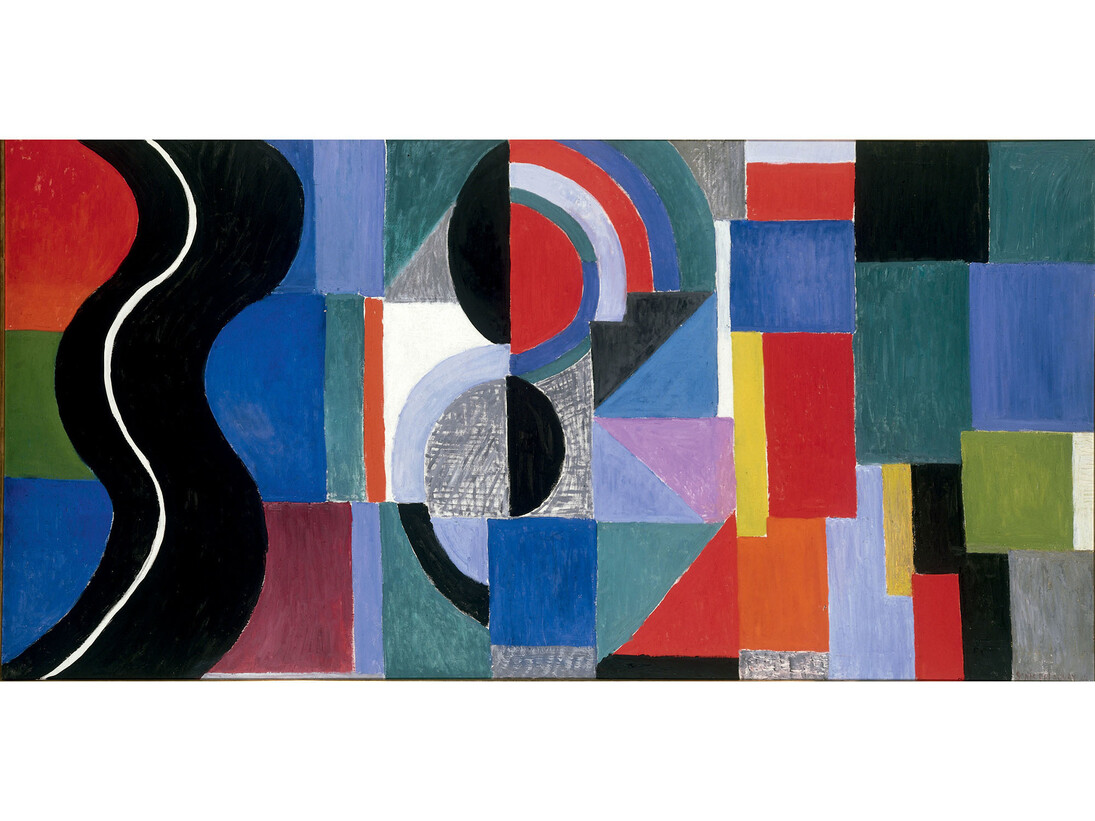 Sonia Delaunay, Syncopated rhythm, so-called The Black Snake 1967, Musée des Beaux-Arts, Nantes, France © Pracusa 2014083