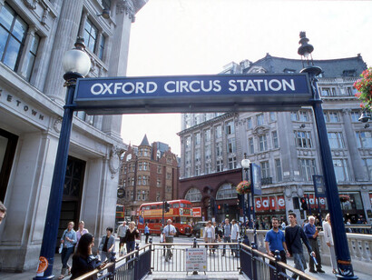 Oxford Circus now, 2001