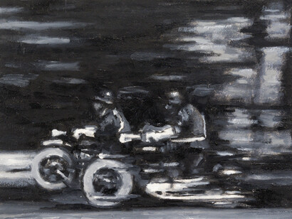 John Abrams, Excerpt from: “The first four minutes” no. 44 (detail), 2026. Courtesy of Christopher Cutts Gallery