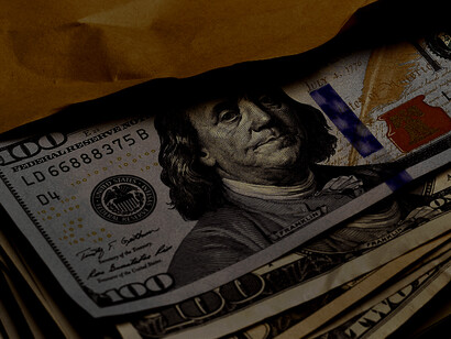 Dollars, money, a race of people wanting to get richer