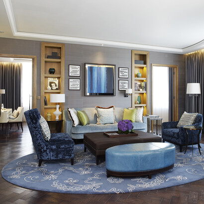 River Suite living room Corinthia Hotel London