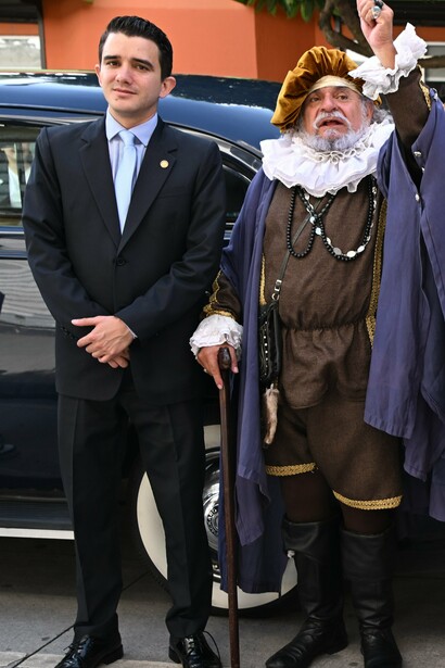 Recorrido del Pregón de Independencia en el Paseo de la Sexta y en la Plaza de la Constitución, Ciudad de Guatemala, Guatemala, 2024