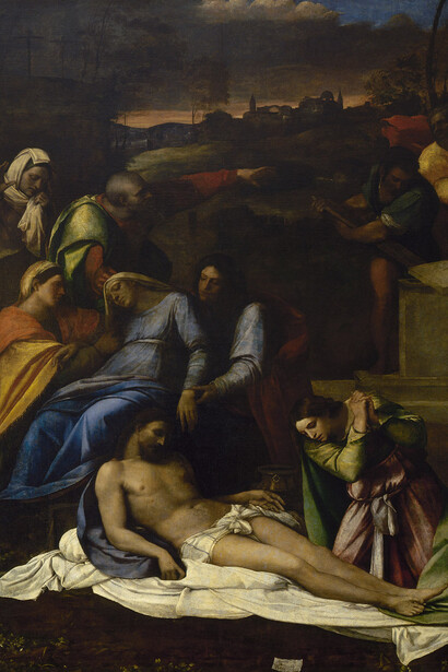 Lamentation over the Dead Christ, Sebastiano del Piombo, 1516, Oil on canvas transferred from wood 260 × 193 cm. Courtesy of The State Hermitage Museum, St Petersburg