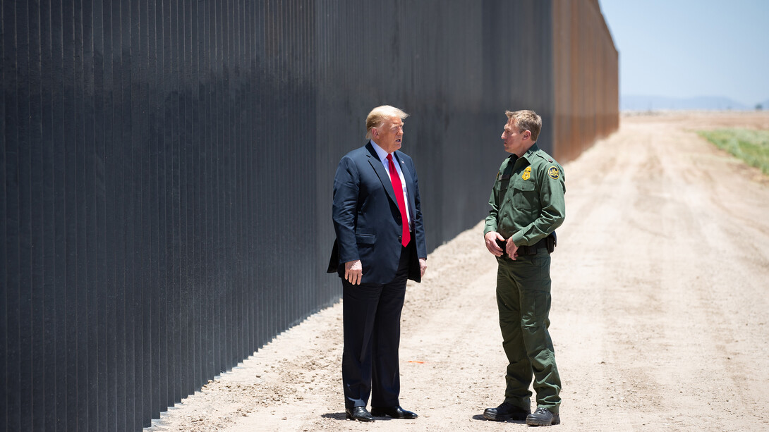 On Tuesday, June 23, 2020, President Donald J. Trump stood before a plaque near Yuma, Arizona, commemorating the completion of the 200th mile of the new border wall along the U.S.-Mexico border