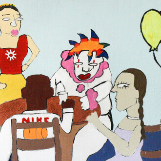 Marlos E'van, Soir bleu, 2021. Courtesy of Red Arrow Gallery