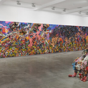 Hyon Gyon, installation view at Parasol unit, London, 2019. Photograph by Benjamin Westoby. Courtesy of Parasol unit foundation for contemporary art.
 