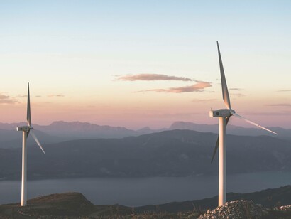 Wind turbines dancing to the melody of the natural wind are the better option to heal the climate