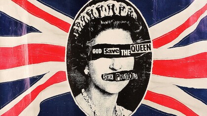 Portada de "God Save the Queen", de Sex Pistols