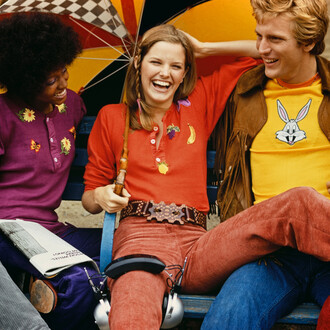 Rico Puhlmann, T-shirts aus baumwollstrick von Elaine Post Ltd. und Knitquake, 1971. Courtesy of Kunstbibliothek