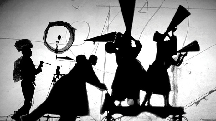 The Refusal of Time with collaboration of Philip Miller, Catherine Meyburgh and Peter Galison, Film Still. 2012. Courtesy William Kentridge, Marian Goodman Gallery, Goodman Gallery and Lia Rumma Gallery