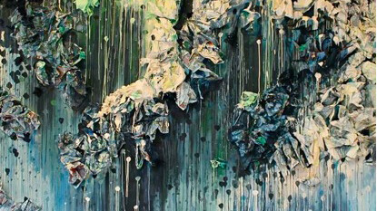 Elisabeth McDonald, Daydream I, 2014, Mixed Media, 150 cm x 300 cm