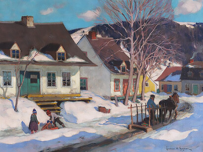 A Quebec Village Street, Winter, 
The Thomson Collection at the Art Gallery of Ontario