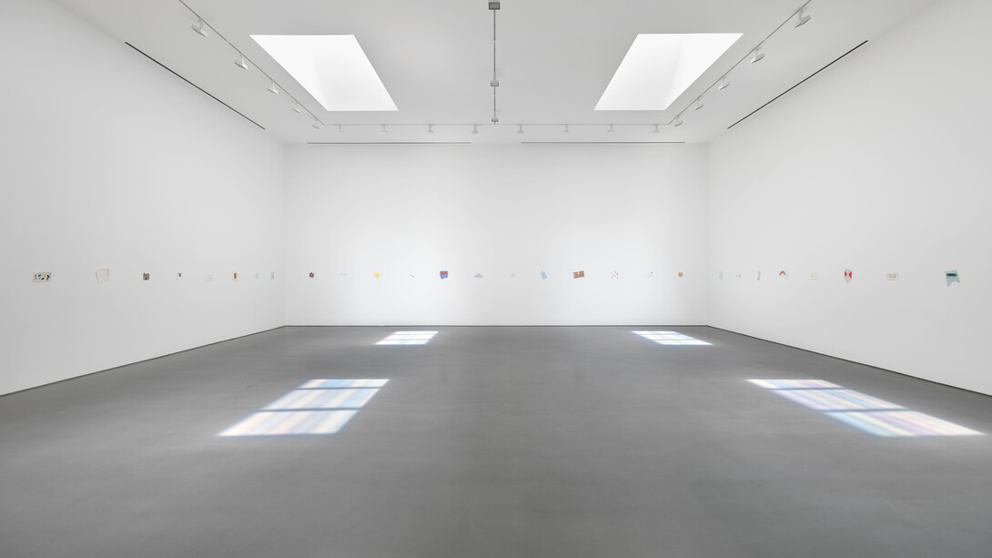 Spencer Finch, Balboa of house and garden, exhibition view. Courtesy of Lisson Gallery