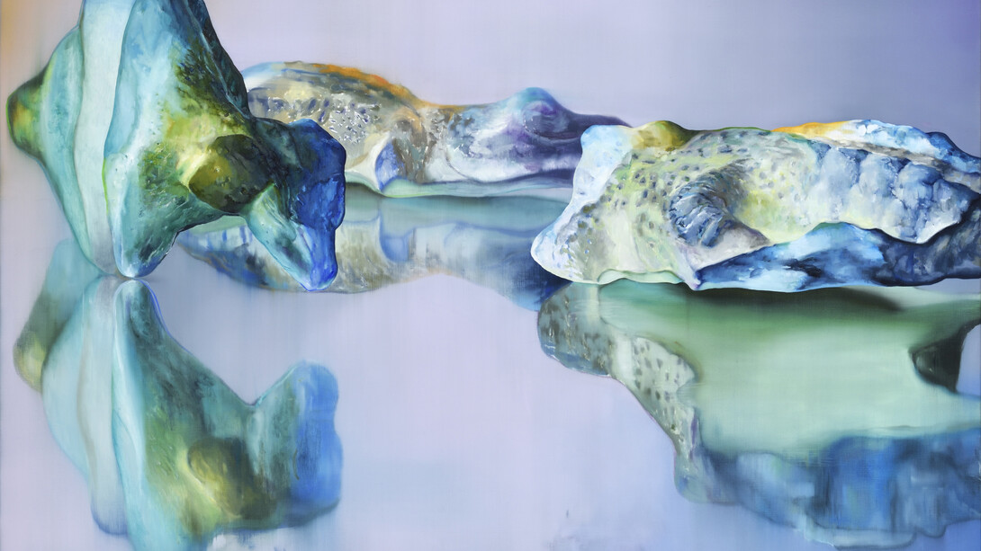 Maude Maris
Sauria, 2021
Huile sur toile
190 x 120 cm
(74 13/16 x 47 1/4 in)