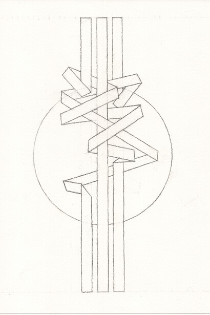 Moon 3, 16 x 16 cm, charcoal on paper, Mark Weighton, 2012